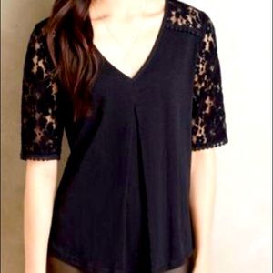 ANTHROPOLOGIE black blouse